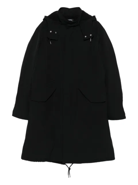 A.P.C. single-breasted coat Black PSALJM30203