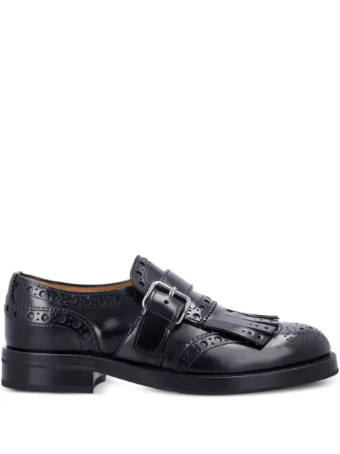 Church's fringed buckle Oxford shoes Black DE02819EMF0AAB