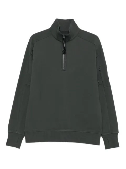 C.P. Company high half-zip neck sweatshirt Green 19CMSS153A005086W