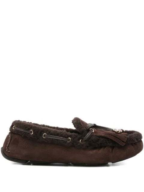 Jimmy Choo Manon suede loafers Brown J000179360