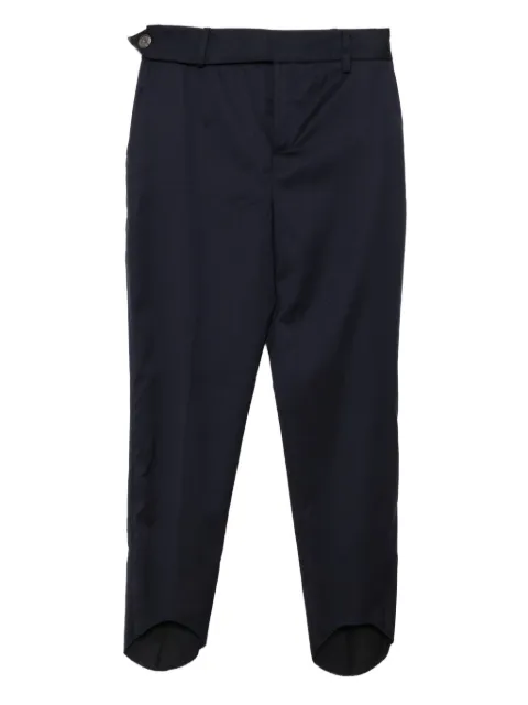SONIA CARRASCO asymmetric tapered trousers Blue 110200081213