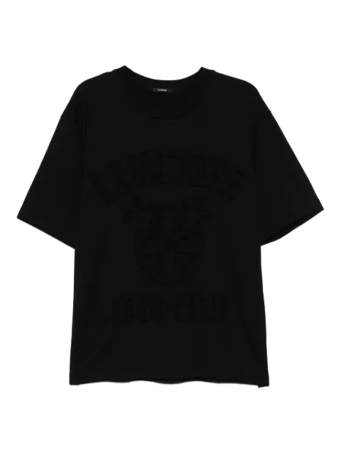Taakk graphic-embroidered T-shirt Black TA25AWJR087