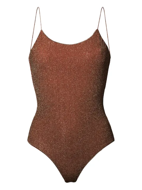 Oséree Lumiere Maillot swimsuit Brown OSREEUITBROE12