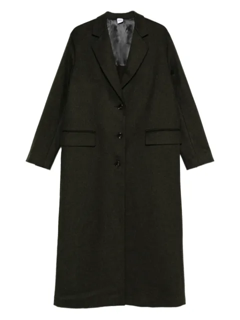 ASPESI button-fastening pocket coat Green 755