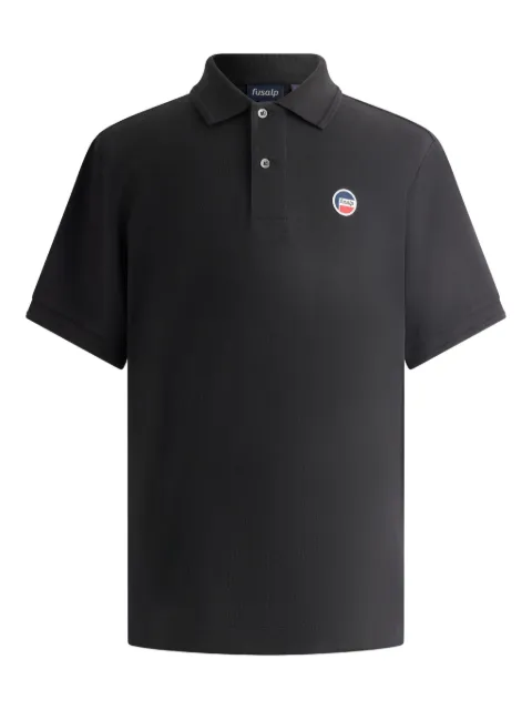 Fusalp pique-cotton polo shirt Black 26EJ2117