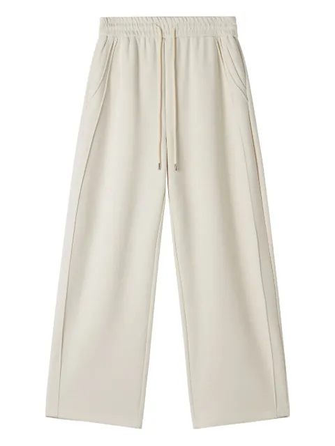 tout a coup seam-details trousers White S610AF5