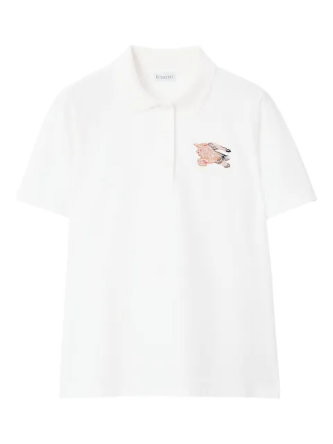 Burberry EKD check cotton polo shirt White 8115932