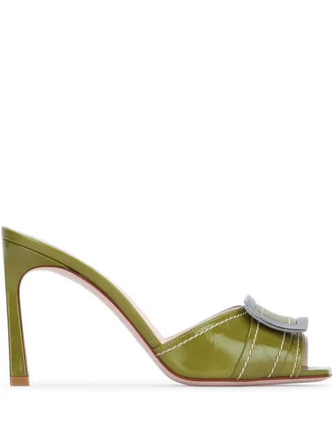 Roger Vivier 85mm Trompette sandals Green RVW60342960TM6