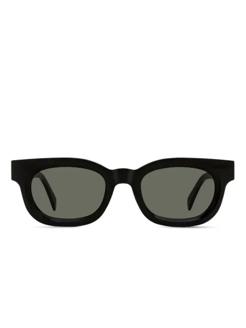 Retrosuperfuture Sempre sculptural oval-frame sunglasses Black DEJ52