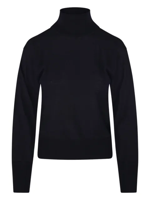 Daniele Fiesoli turtleneck ribbed knit Blue 3117
