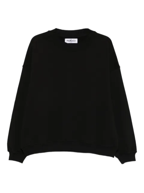 Fiorucci Cash and Carry cotton sweatshirt Black W02FPSCR188CJ01