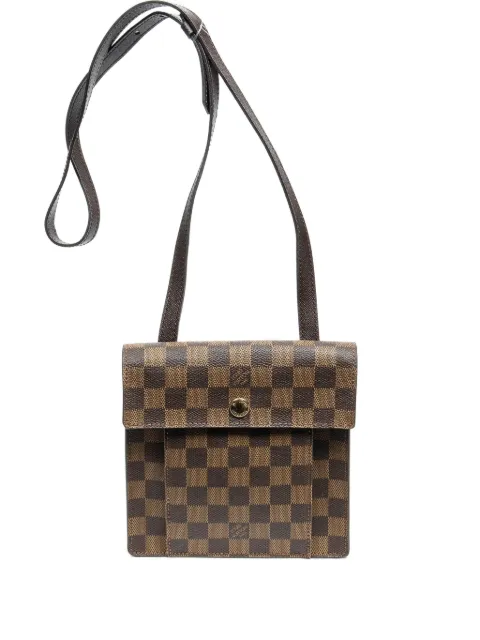 Louis Vuitton Pre-Owned Damier Ebène shoulder bag Brown MI0998