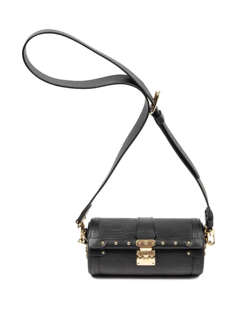 Louis Vuitton Pre-Owned leather chain-strap bag Black NFC