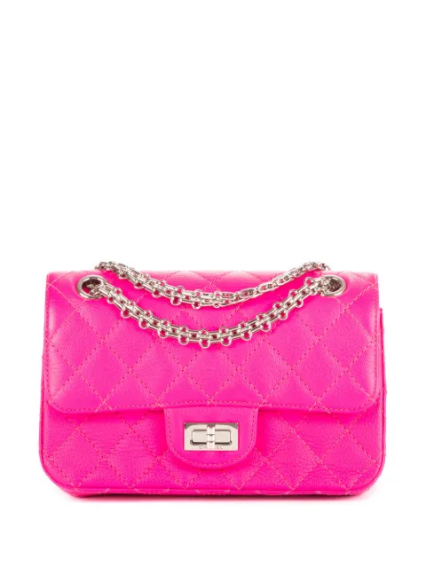 CHANEL Pre-Owned 2.55 Mini 224 Double Flap shoulder bag Pink 29071587