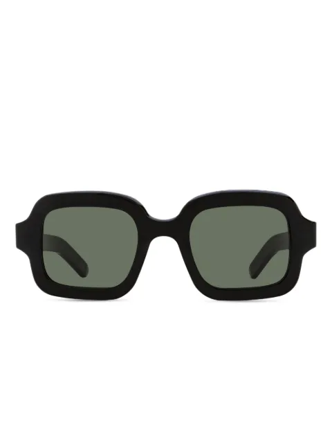 Retrosuperfuture Benz rounded square-frame sunglasses Black QHB51
