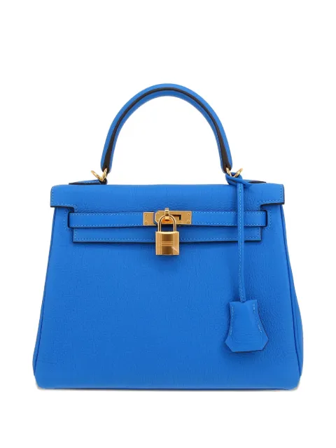 Hermès Pre-Owned 2024 Kelly 25 tote bag Blue 422518