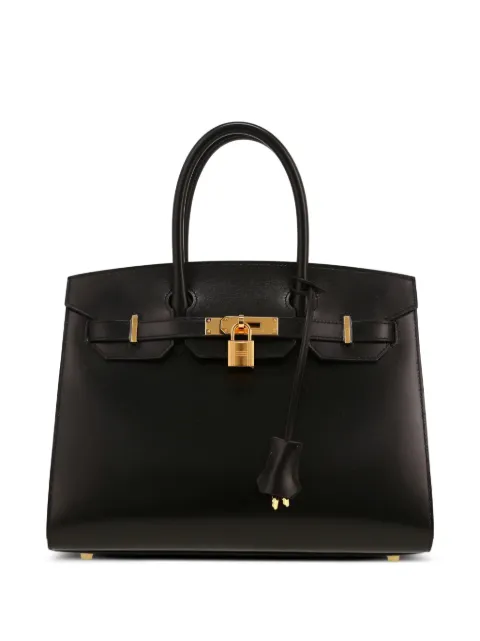 Hermès Pre-Owned Birkin 30 leather tote bag Black 422090