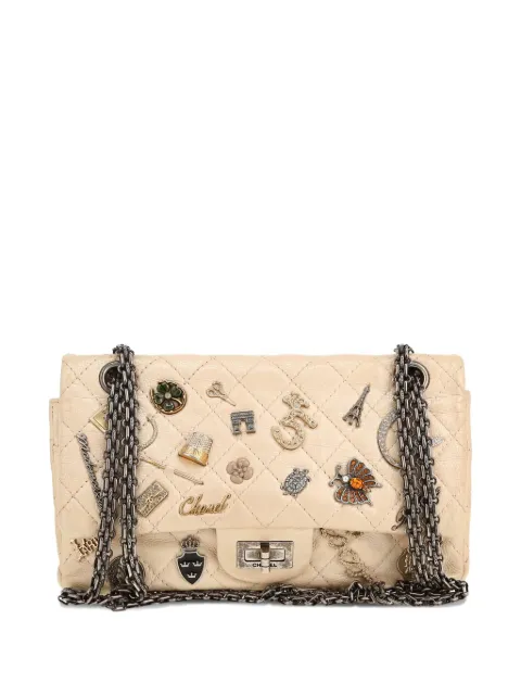 CHANEL Pre-Owned 2016s Lucky Charms Reissue 2.55 embellished shoulder bag Neutrals 420690