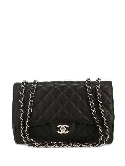 CHANEL Pre-Owned 2010 Timeless Jumbo shoulder bag Black 415825