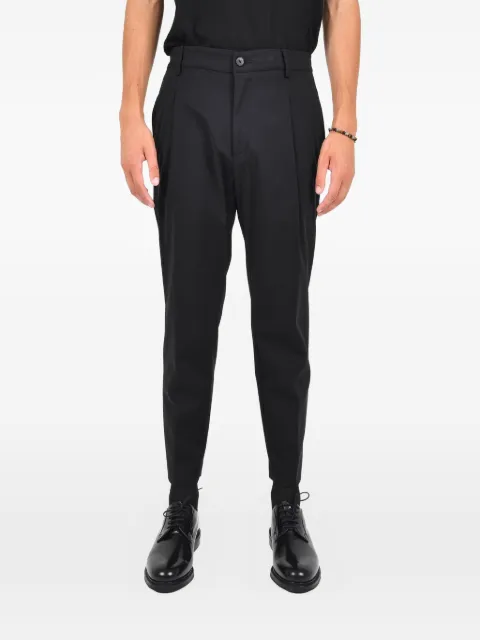 Low Brand pleated tailored trousers Black L1PFW25266969D001