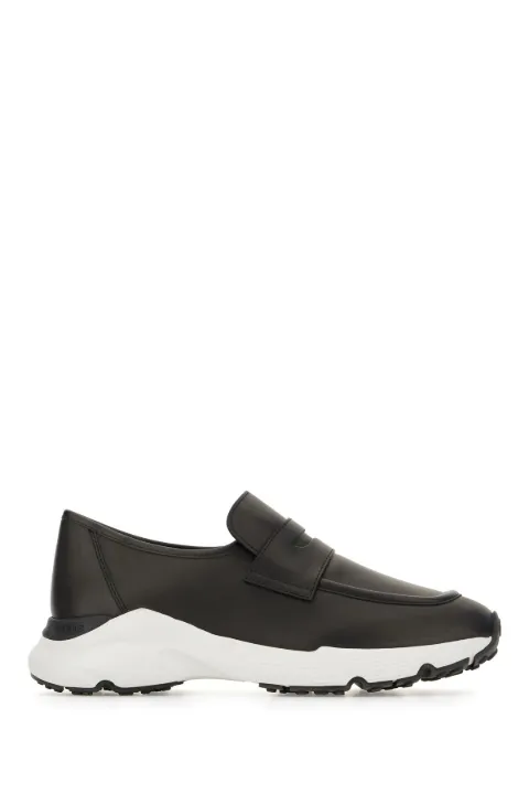 Tod's leather penny-slot sneakers Black XXW54C0JC40N6M