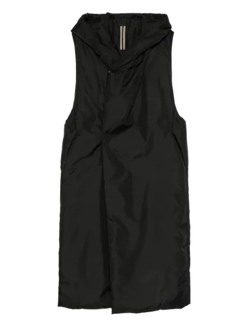Rick Owens DRKSHDW sleeveless padded coat Black DU02E7972NCV