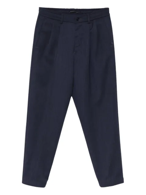 Low Brand pleated trousers Blue L1PFW25266945E044