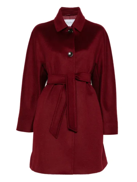 Max Mara Filato belted coat Red 2521016172600
