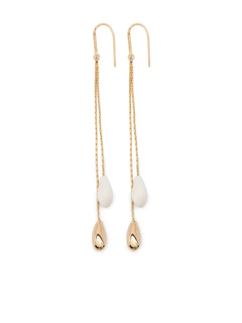 ISABEL MARANT Imala gold-chain teardrop earrings Gold BL0241FAC1B21B