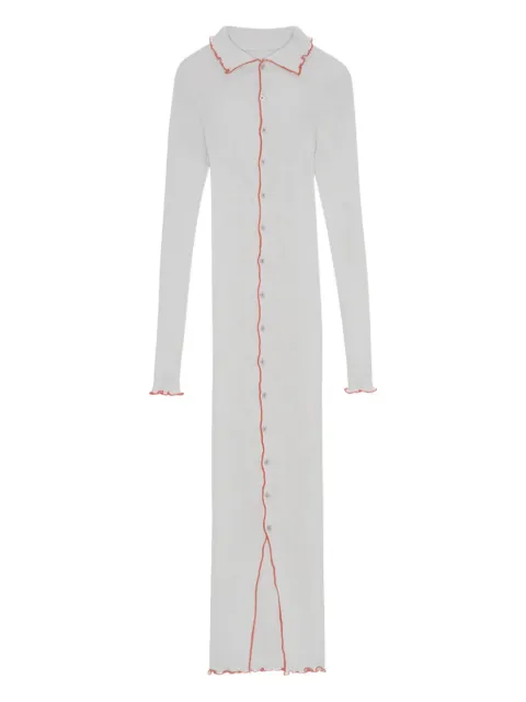 OpéraSPORT Èlèanor organic-cotton midi dress Grey W24AW24