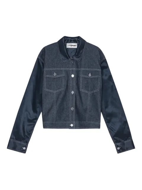 OpéraSPORT buttoned denim jacket Blue W5AW24