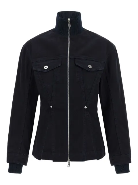 Jean Paul Gaultier slit denim jacket Blue 2504WJA011W049
