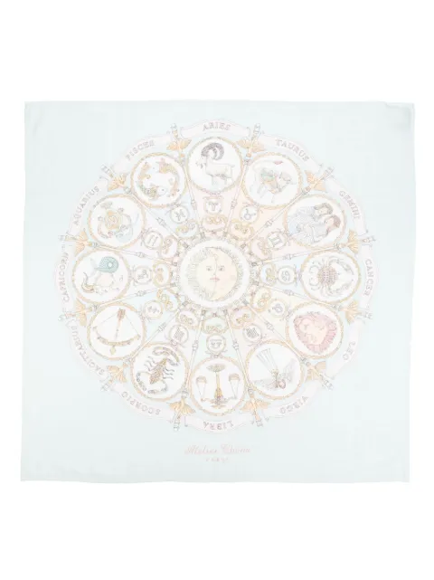 Atelier Choux zodiac printed blanket Blue ZODIAC