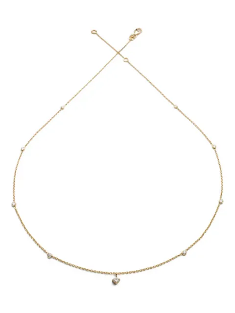 We by WHITEbIRD 18K yellow gold Holly diamond necklace Yellow WBNHOLOJDIA