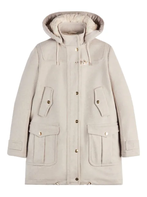 Fay hooded coat Neutrals NAW15513220GAH