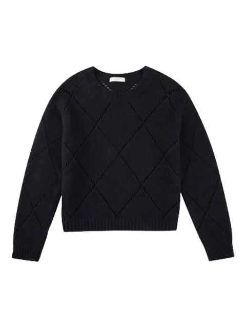 Zanone diamond-pattern sweater Blue 853101Z2841