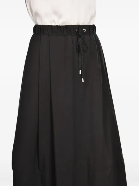 Gran Sasso drawstring midi skirt Black 7421569363