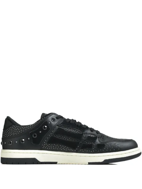 AMIRI Skel studded lace-up sneakers Black AMFOSR1170