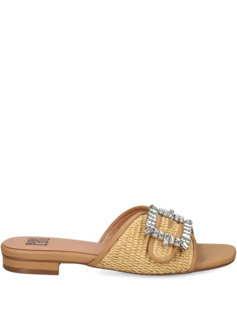 Bibi Lou jewel-embellished woven sandals Neutrals 870Z94HG