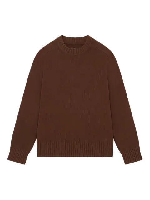 Loulou crew-neck sweater Brown CANILLOWOOD