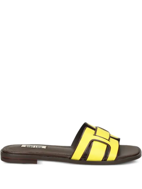 Bibi Lou leather H-strap sandals Yellow 758Z10VK