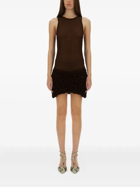Selia Richwood Poncik ruffled mini dress Brown PONCIKMINIDRESS