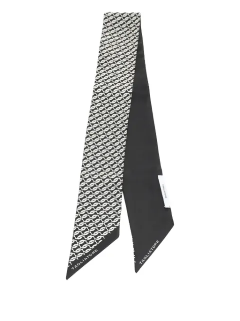 Tagliatore patterned tie Black FOULARD8NTI2502