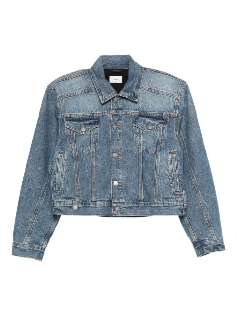 Haikure button-fastening denim jacket Blue HEW09120DF180