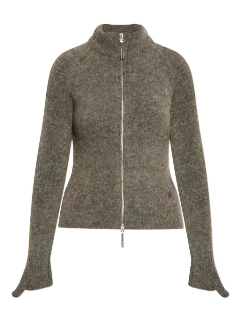 ROA Tasna zip-up cardigan Neutrals RBWW062YA23