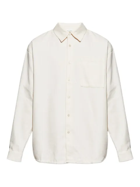 American Vintage Lycaz cotton shirt Neutrals MLYC06AH25