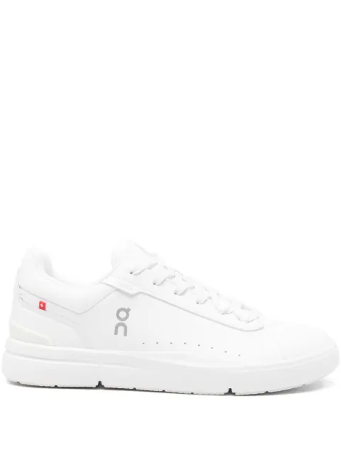 On The Roger Advantage logo-print sneakers White 3MF30641200
