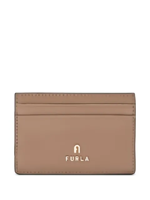 Furla logo-plaque card holder Neutrals WP00305ARE000