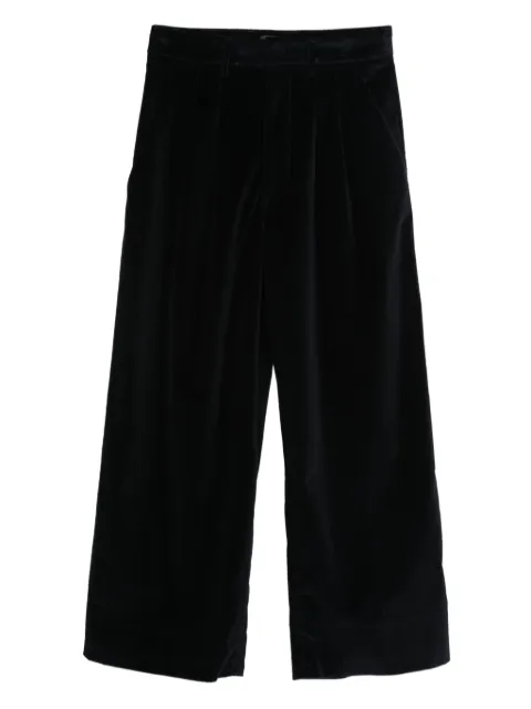 DONDUP logo-detail trousers Blue DP843VS0916DXXX