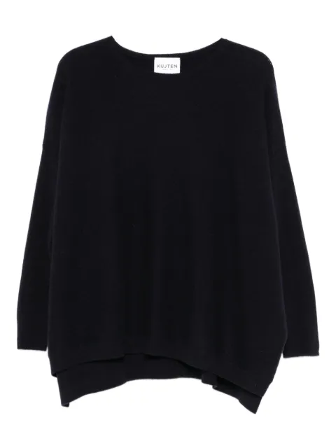 kujten cashmere boat-neck sweater Blue F2482